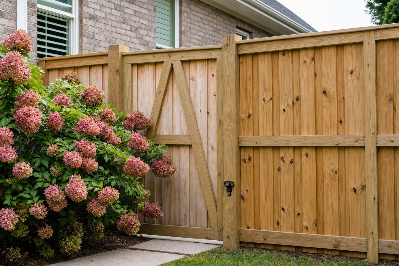 Custom Fence Design in Huntsville, TX