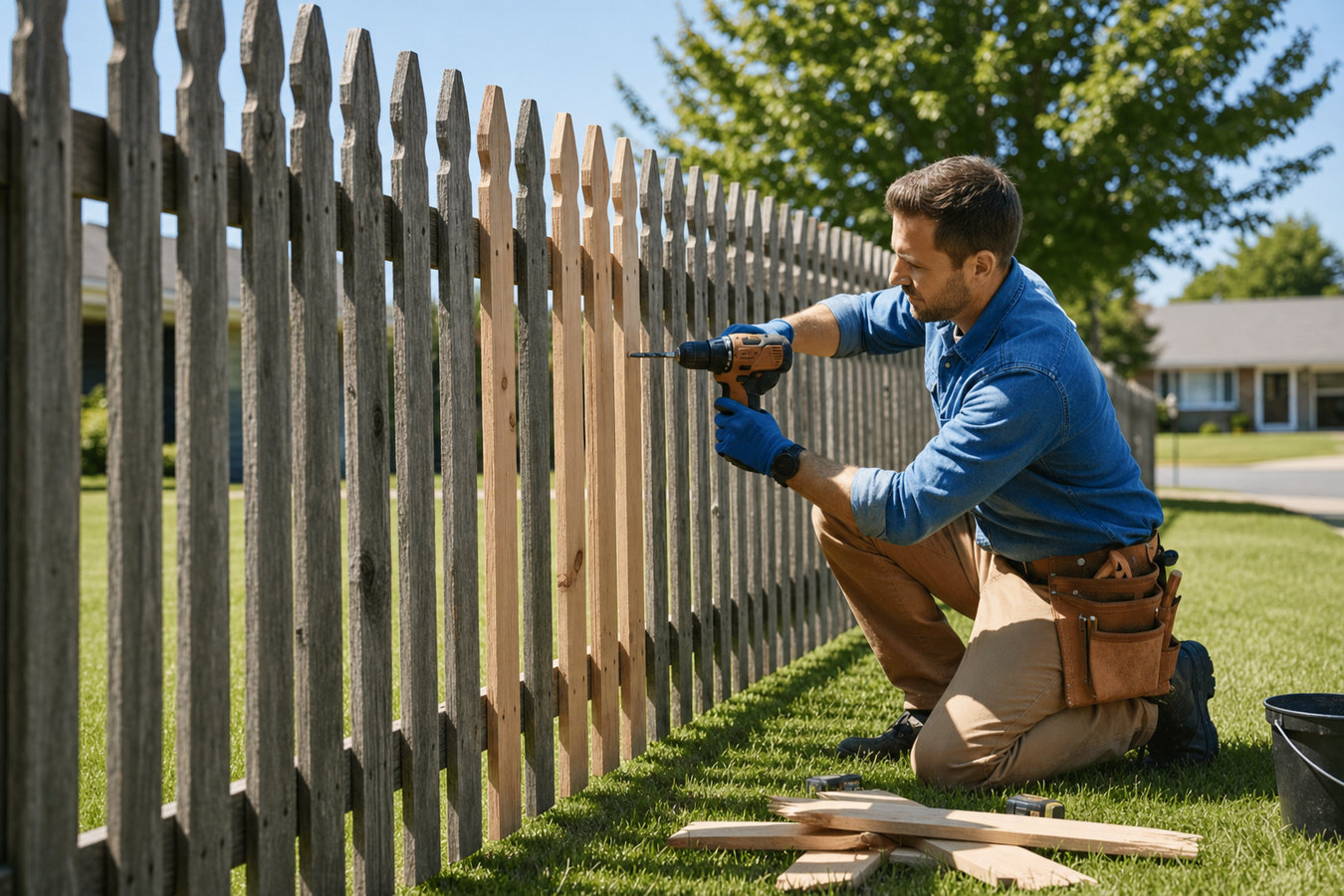 Fence Replacement in Huntsville, TX